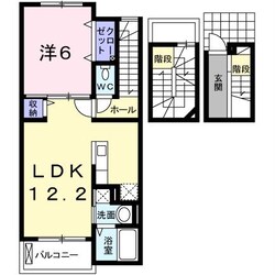 サンリッチBの物件間取画像